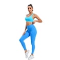 thumbnail image 5 of RUNNING GIRL Women’s Medium Support Sports Bra Crisscross Back, Removable Pads Wireless Yoga Bra, Breathable Workout Gym Top, 5 of 7