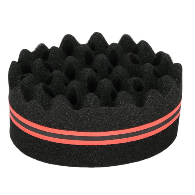Cepillo De Esponja Para El Cabello, Cepillo Con Agujeros Grandes, Esponja Para Rastas, Bloqueo De Peine En Espiral Afro, Herramienta De Cuidado Para Hombres Y Mujeres, Rizos