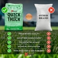 thumbnail image 3 of X-Seed Ultra Premium Quick And Thick Lawn Seed Mixture – Rapid Germination for Any Lawn, Dense Coverage in Sun To Shade, High-Traffic Areas,Fescue, Kentucky Blue, & Perennial Ryegrass Blend, 20lb Bag, 3 of 5