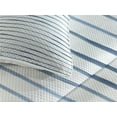 thumbnail image 3 of Ambesonne Harbour Stripe Quilted Coverlet 3 Pcs, Abstract Ocean, King Size, Pale Slate Blue White, 3 of 4