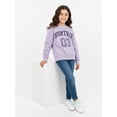 thumbnail image 6 of K Pop Demon Hunters Huntrix Girls Graphic Fleece Crewneck Sweatshirt, Sizes 4-16, 6 of 9