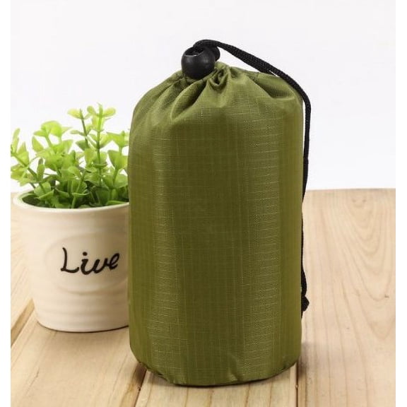 Zcyifa Emergency Raincoat Storage Bags, Nylon Travel Bags Drawstring Laundry Bags Waterproof Storage Compression Bags for Home Outdoor Camping Backpacking Use