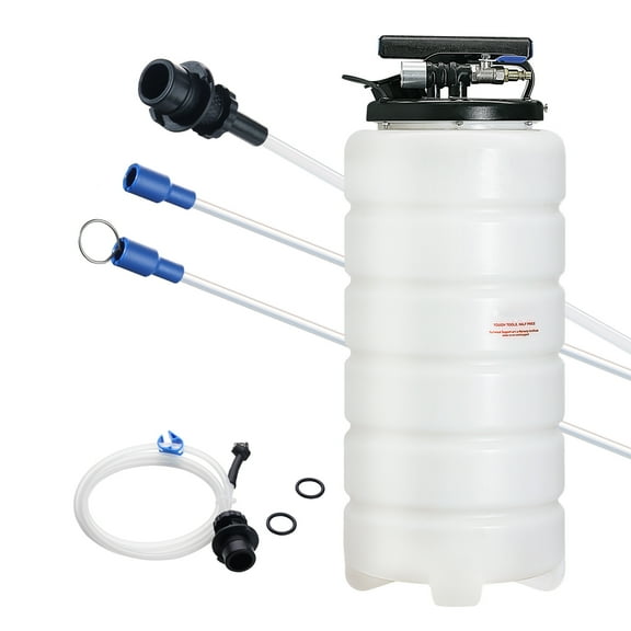 KFFKFF Fluid Extractor Pneumatic or Manual Oil Change Vacuum Pump 4 Gallons/15L