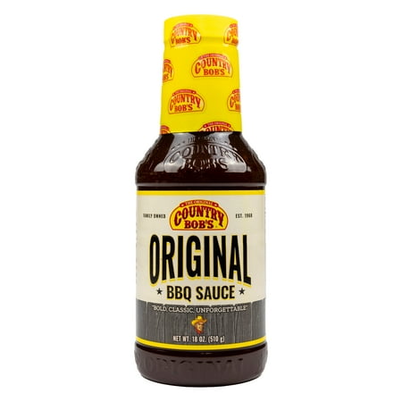 Country Bob's Original Barbecue Sauce, Mild BBQ Sauce, 18 fl oz
