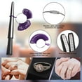 thumbnail image 3 of Ring Sizer Measuring Tool Finger Ring Mandrel, Eeekit Ring Gauge Black Finger Sizer Stick Finger Sizing Measurement Jewelry Making Tools Set Of 27 Pcs, 3 of 5