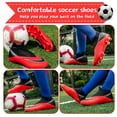 thumbnail image 5 of Cyiecw Men's Soccer Shoes High-Top Laceless Firm Ground Football Shoes Outdoor Indoor Boys Athletic Soccer Cleats, 5 of 7