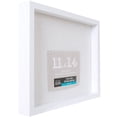 thumbnail image 4 of 11" x 14" White Belmont Shadow Box by Studio Decor - Memory Box Display Case for Keepsakes - Mementos - Memorabilia - Bulk 8 Pack, 4 of 4