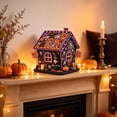 thumbnail image 2 of Halloween Spooky Cute Candy House Diamond Art Kit, Sparkling DIY Diamonds 3D House Handmade Craft Ornament for Tree Home Mantel Shelf Fireplace Display Party Holiday Decoration Craft Lovers Gift, 2 of 6