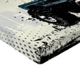 thumbnail image 2 of Ambesonne Truck Fitted Sheet 2 Pcs Set, Halftone Monster Pickup, California King, Ivory Blue Black, 2 of 3