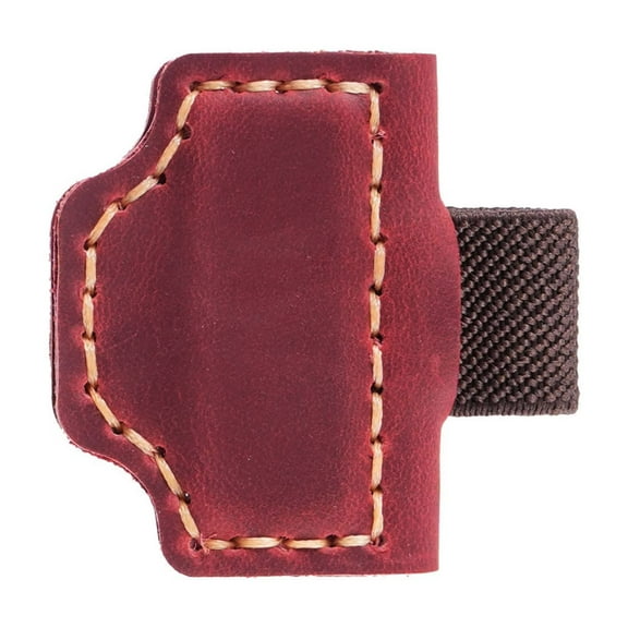 COOLHOOD Magnetic Leather Bookmarks with Elastic Pen Holder Slot Magnetic Book Page Clip for Journal Planner Notebook Book Novel