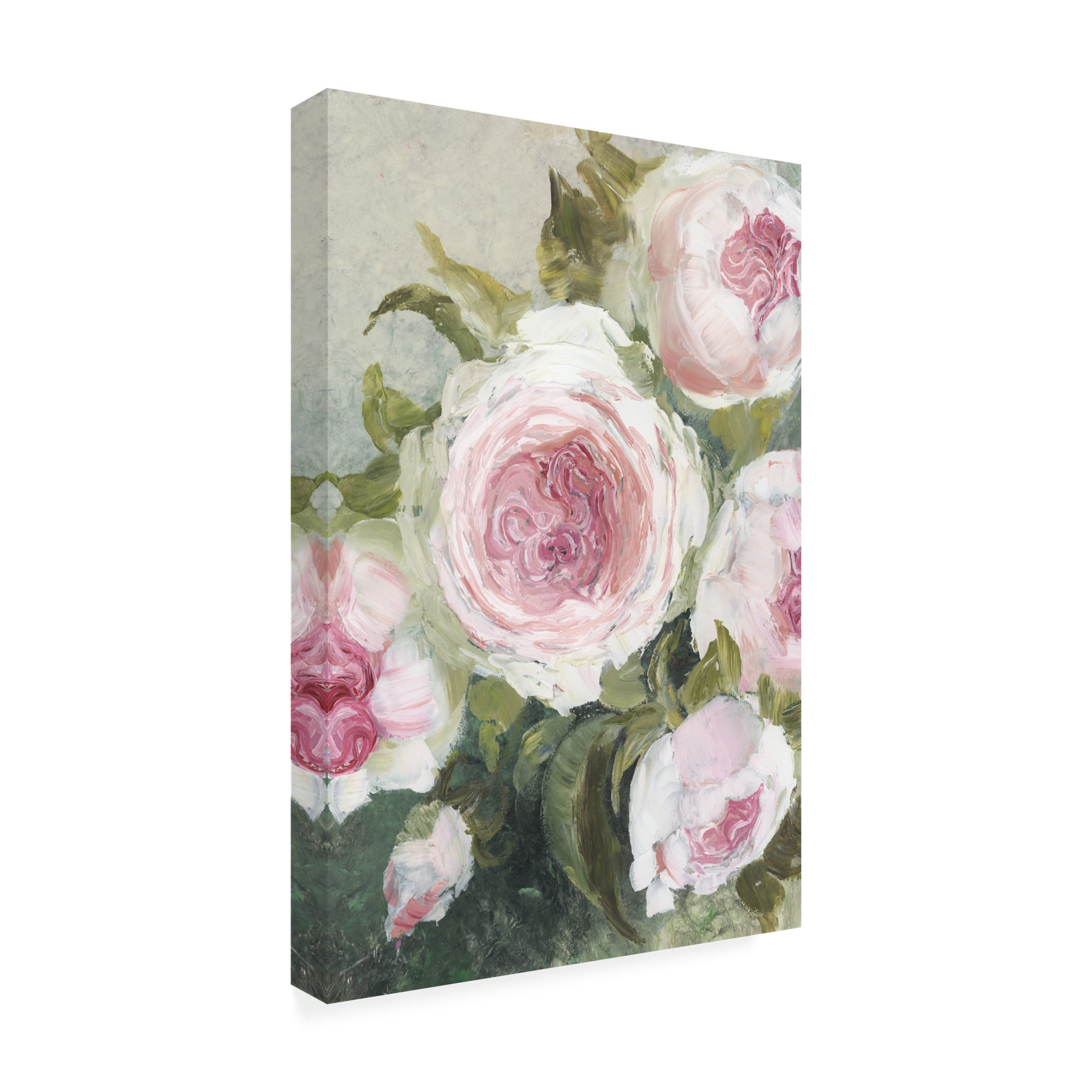 Trademark Fine Art Rosana Laiz Blursbyai Freyia painterly florals Canvas Wall Art