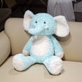 thumbnail image 5 of syligr 18 Inch Fluffy Elephant Plush Toy, Soft Pastel Stuffed Animal, Cute Elephant Stuffed Doll, Huggable Plushie for Sleeping Decor, Vintage Plush for Bedroom Shelf, Birthday Gift for Girls Boys, 5 of 6