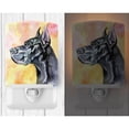 thumbnail image 2 of Caroline's Treasures 7307CNL Great Dane Black Cropped Ceramic Night Light, 6x4x3", multicolor, 2 of 2