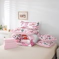 thumbnail image 4 of Erosebridal Bull Skull Bed in a Bag Full size,Cow Print Bed Set,Hat Horseshoe Bedding Full Size,Ultra Soft Western Room Decor,Reversible,7-Piece, 4 of 6