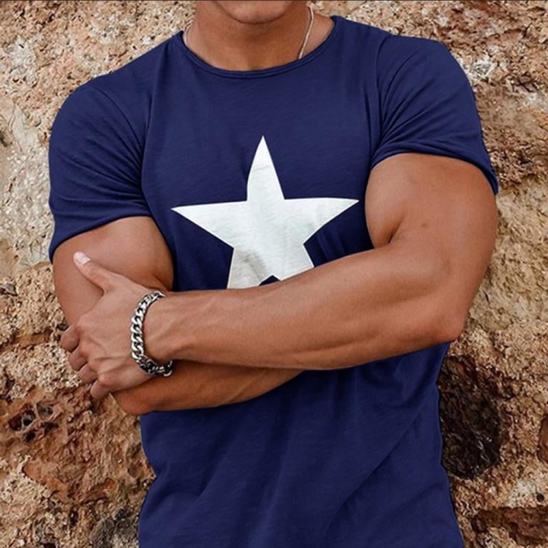 Men/'s Gym Muscle Bodybuilding Cotton Sport Fit Fitness Casual T-shirt Tee