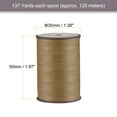 thumbnail image 2 of Unique Bargains Pale Brown Polyester Waxed Thread, 137 Yards, 2 of 5