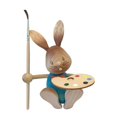 thumbnail image 1 of Alexander Taron 224-64820 Dregeno Easter Figure - Rabbit with Paint Brush, 1 of 1