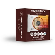 Protein Puck Vegan Protein Bars Almond Butter, Dark Chocolate Flavor Daily Bliss | 13g Plant Based Protein | 4 Count