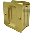 thumbnail image 2 of Square Pocket Door Lock, Passage (Hall/Closet) Latch, Satin Chrome by Stone Harbor Hardware, 2 of 8