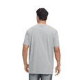 thumbnail image 4 of Zfeel ZF220 Heavyweight T-Shirt for Men, 6 oz. Ring-Spun Cotton, Print-Ready Tee, Athletic Gray, S, 4 of 5
