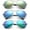 Yellow & Blue & Green, variant on 3 Pack Kyra Popular Aviator Flash/Mirrored Lens Lead Free Kids Sunglasses with Spring Hinges for Girls & for Boys