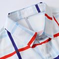 thumbnail image 6 of USNSM Mens Classic Plaid Printed Shirts Short Sleeve Lapel Button Down Shirt Loose Fit Cotton Comfortable Casual Shirt Blouse White XXL, 6 of 7