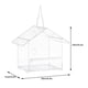 thumbnail image 3 of Comedero Automático Colgante para Pájaros | Diseño Impermeable para Exteriores, Ideal para Aves de Bosque y Jardín | Material Acrílico con Dispensador de Fácil Llenado | Atrae a La Fauna para Su Obse, 3 of 7