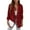 Red, variant on PRETTYGARDEN Blazers for Women Oversized Business Casual Fall Fashion Long Sleeve Open Front Work Office Suit Jackets