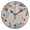 Black, variant on 9.84in Sea Creatures Pattern PVC Canvas Wall and Table Clock with Canvas Texture, Black or Gold Hands