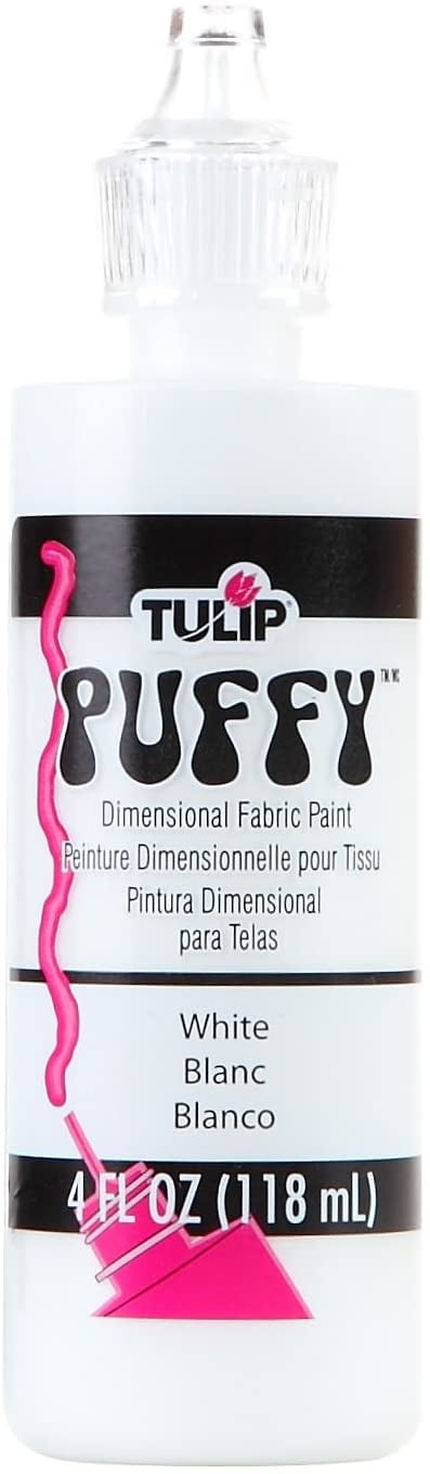 16070 Dimensional Fabric Paint 4oz Puffy White - Walmart.com