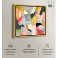 thumbnail image 2 of Just A Few Pops Colorful Pastel Boho Abstract Canvas Wall Art by Art Remedy, Gold Floater Frame, 16"x24", 2 of 7