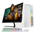 thumbnail image 1 of Computadora Escritorio Completa Xtreme PC Gaming AMD Radeon Vega 8 Ryzen 3 3200G 16GB SSD 500GB Monitor 23.8 75Hz WIFI White juegos casuales, trabajo y estudio, 1 of 6