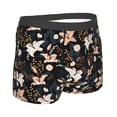 thumbnail image 2 of KLL Lilies Flowers Men's Cotton Boxer Briefs Underwear-Medium, 2 of 8