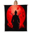 thumbnail image 1 of Erosebridal Hokusai Samurai Fleece Blanket 40x50 For Teens,Anime Theme Sherpa Throw,Japanese Style Decoration, 1 of 7