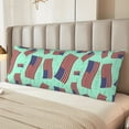 thumbnail image 6 of Picia Usa Flag Body Pillow Cover - Super Soft Microfiber 20x54 Body Pillow Case - Envelope Closure, Wrinkle, Stain Resistant Body Pillow Cover,Elegant Bedding, 6 of 8