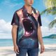 thumbnail image 3 of Balery Dramatic Shark Attack Camisas hawaianas de manga corta para hombre, camisas playeras de corte holgado, camisas de vacaciones con botones,Large, 3 of 7