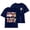 Navy, variant on Zwiiyzr 3-14Y Toddler Baby Boys Girl Summer Shirt Comfortable Solid Color Print Round Neck Short Sleeve Cotton T-Shirt Top Beige