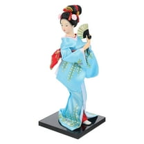 Geisha Doll Statues and Figurines Ornaments Japanese Style Decor Office
