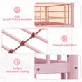 thumbnail image 6 of PARPOOS Bunk Bed Twin over Twin, Metal Twin Bunk Beds for Teens with 2 Ladders & Full Length Guardrails,  Can Be Divided into 2 Twin Beds, Pink, 6 of 8