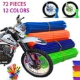 thumbnail image 1 of Rueda De Motocicleta De Plástico Radios Envolver Neumático Radios Decoración De Suciedad，12/36/72 Uds Noticed VI012442-11, 1 of 6
