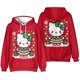 thumbnail image 2 of MINISO-Sudadera con capucha de Hello Kitty para mujer, suéter de manga larga con estampado navideño en 3d, ropa encantadora, 2 of 5