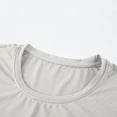 thumbnail image 4 of Coorders George Men's Quick-Dry Moisture-Wicking T-Shirt，Gym Training & Outdoor Hiking Shirt with 4-Way Stretch , Gray, XXL, 4 of 6