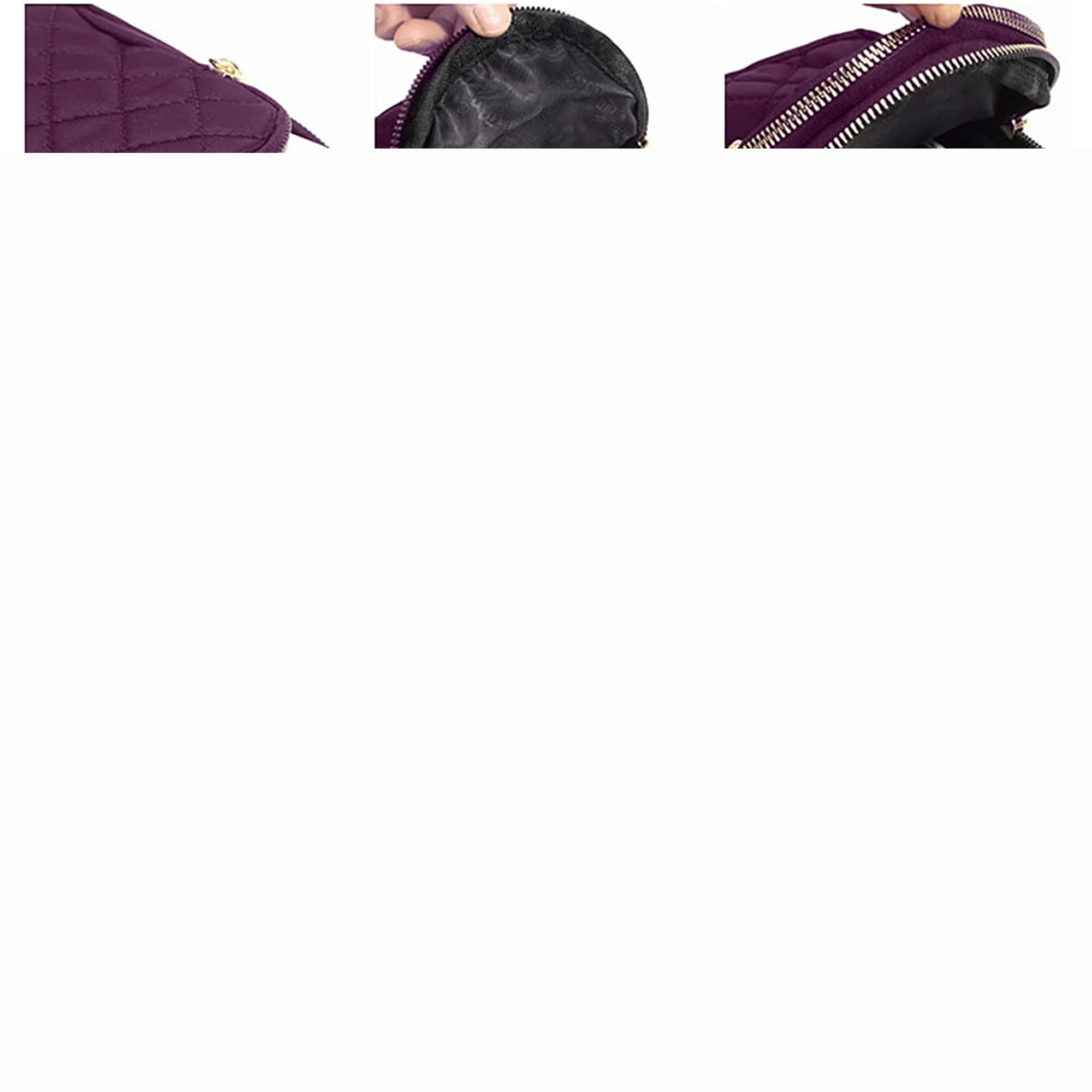 thumbnail image 5 of Quilted Cell Phone Purse, TSV Multi-Pockets Crossbody Phone Pouch Bag with Adjustable Strap and Headphone Hole for Women, 5 of 6