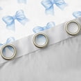 thumbnail image 4 of Erosebridal Blue Princess Bowknot Black Out Curtains,Kawaii Bow Girls Curtains Pack of 2 (42x63 Each) For Kids, 4 of 7