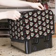 thumbnail image 7 of Fotbe colorful Skull dog flower for Two Slice Toaster Cover, Fingerprint Protector, Super Soft Appliance Cover And Dust Cover,Bread Dust Cover & Fingerprint Protection, 7 of 7