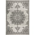 thumbnail image 5 of Nicole Miller New York Patio Country Azalea Transitional Medallion Indoor/Outdoor Area Rug, Grey/Black, 7'9"x10'2", 5 of 8
