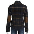 Women's Faux Wool Blazer With Elbow Patches