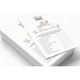 thumbnail image 3 of Inkdotpot If The Price Is Right Baby Shower Game Card Of 50 Gender Neutral Floral Raccoon Baby Shower Party Idea, 3 of 5