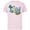 Soft Pink, variant on Disney Mickey and Friends Goofy Silly - Short Sleeve Cotton T-Shirt for Adults - Customized-Black