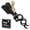 Black Gold, variant on G4 Vision Universal Replaceable Half Blade Straight Razor with 100 Blades, Professional Double Ring Barber Single Edge Shave Razor …
